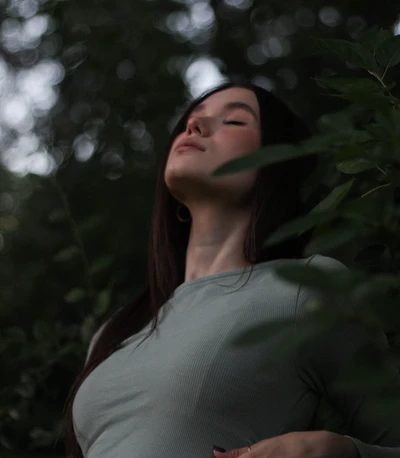 Nadechnutí v lese